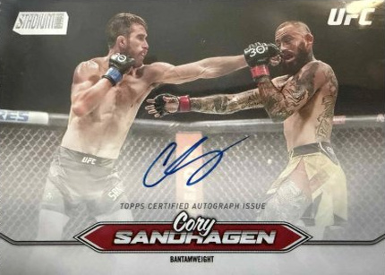 Cory Sandhagen 2025 Topps Stadium Club UFC Base Autographs #BCA-CSA Green