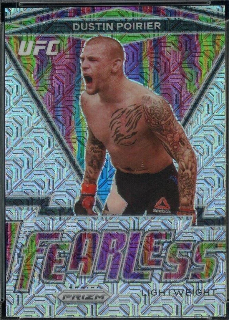 Dustin Poirier 2021 Panini Prizm UFC Fearless #4 Mojo