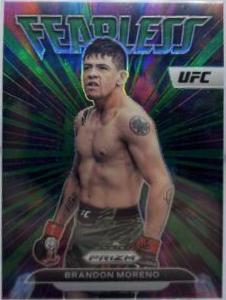 Brandon Moreno 2023 Panini Prizm UFC Fearless #1 Green