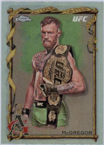 Conor McGregor 2024 Topps Chrome UFC Allen & Ginter #AAG-9 Refractor