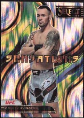 Colby Covington 2023 Panini Select UFC Sensations #9 Silver