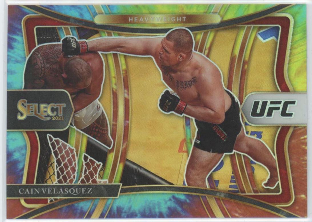 Cain Velasquez 2021 Panini Select UFC Premier Level #177 Tie Dye