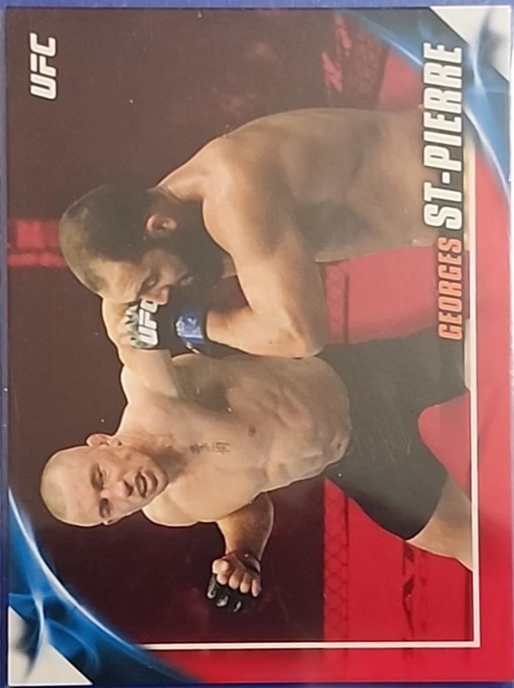 Georges St-Pierre 2019 Topps UFC Knockout Base #11 Red