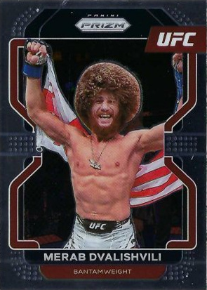 Merab Dvalishvili 2022 Panini Prizm UFC Base #198 Black