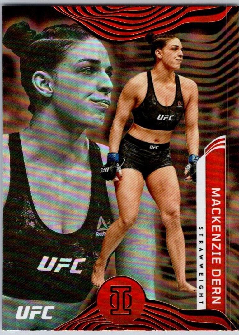 Mackenzie Dern 2022 Panini Chronicles UFC Base Illusions #266 Bronze