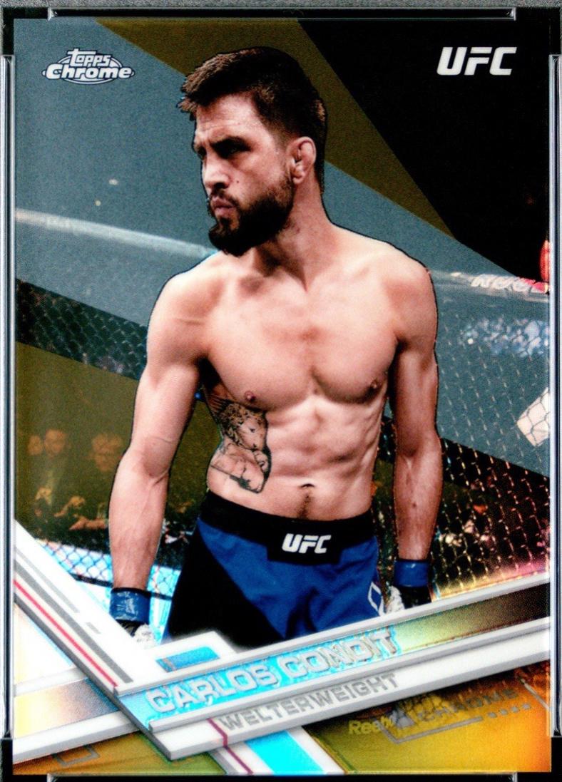 Carlos Condit 2017 Topps Chrome UFC Base #32 Gold