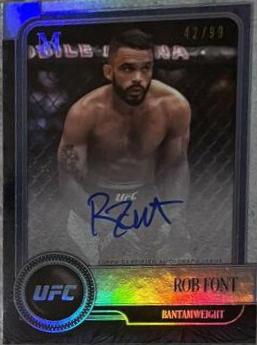 Rob Font 2019 Topps UFC Museum Collection Museum Autographs #MA-RF