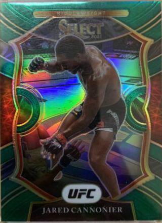 Jared Cannonier 2021 Panini Select UFC Concourse #15 Green