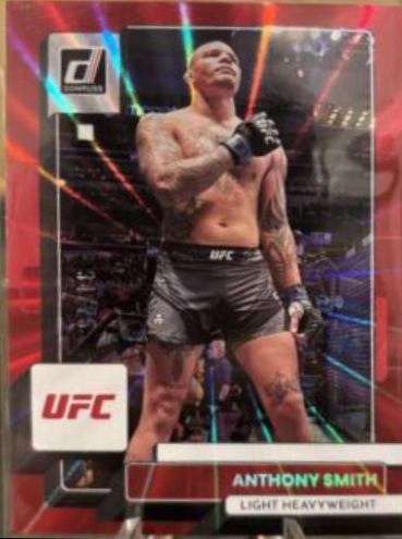 Anthony Smith 2023 Panini Donruss UFC Base #196 Red Laser