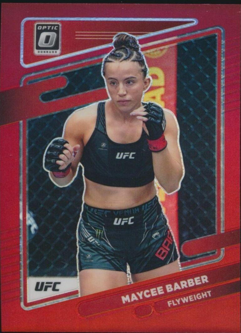 Maycee Barber 2022 Panini Donruss Optic UFC Base #99 Red
