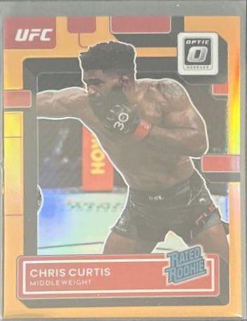 Chris Curtis 2023 Panini Donruss Optic UFC Base #122 Orange