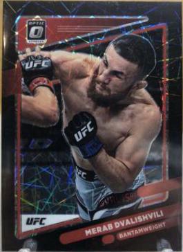 Merab Dvalishvili 2022 Panini Donruss Optic UFC Base #85 Black Velocity