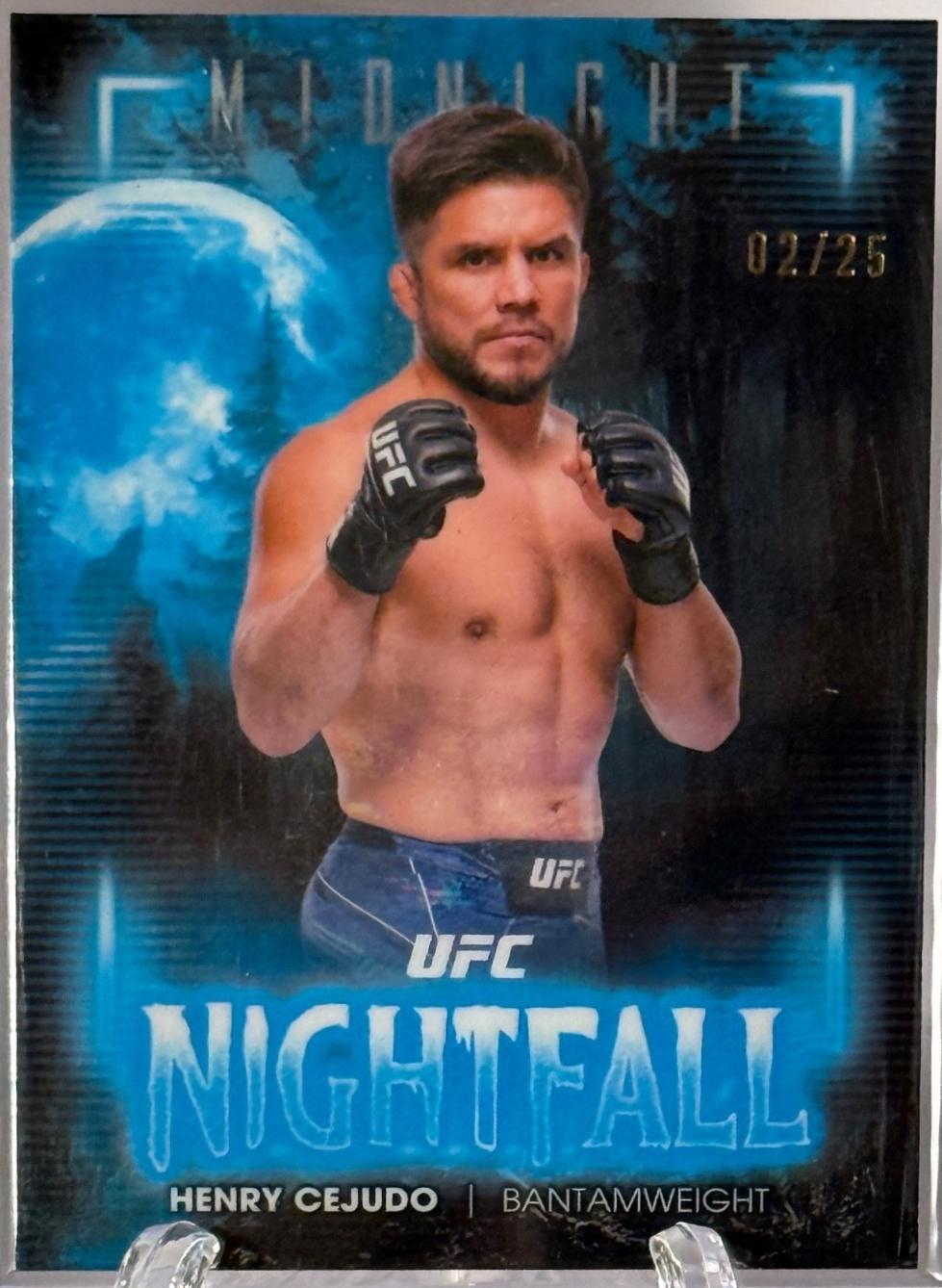 Henry Cejudo 2025 Topps Midnight UFC Nightfall #NF-2 Moonrise