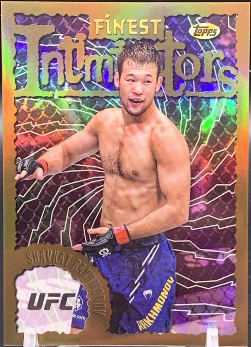Shavkat Rakhmonov 2024 Topps Finest UFC Intimidators #INT-7 Refractor