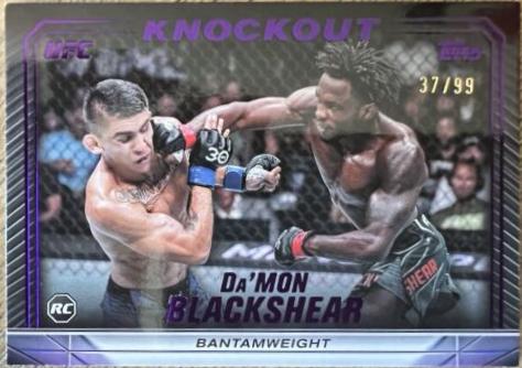 Da'Mon Blackshear 2024 Topps Knockout UFC Base #27 Purple