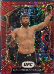 Magomed Ankalaev 2021 Panini Select UFC Concourse #36 Red Disco