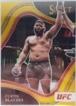 Curtis Blaydes 2022 Panini Select UFC Octagonside #258 Black Flash