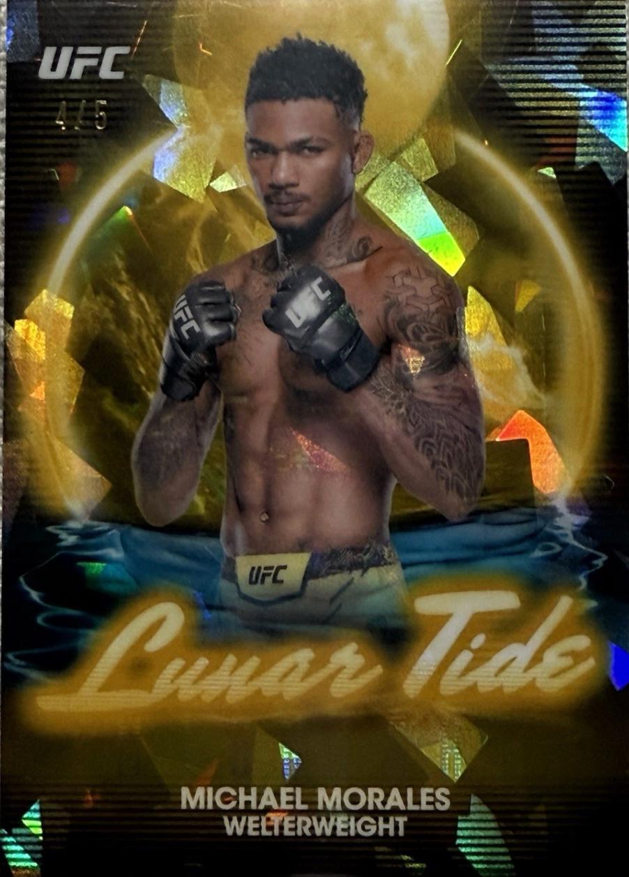Michael Morales 2025 Topps Midnight UFC Lunar Tide #LT-11 Daybreak