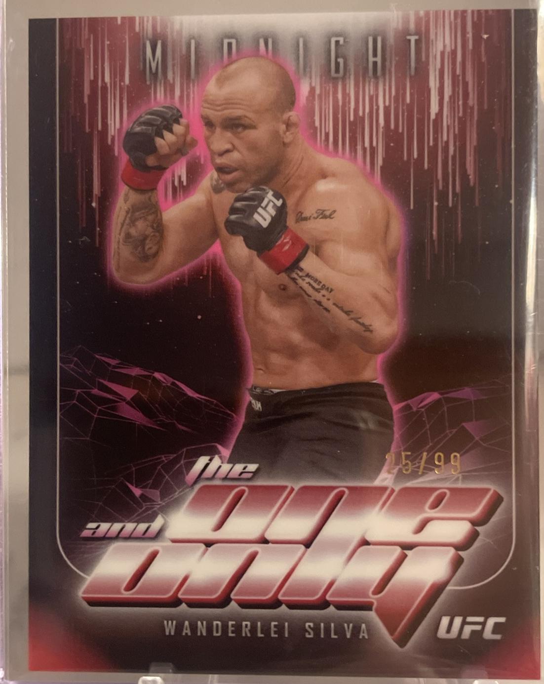 Wanderlei Silva 2024 Topps Midnight UFC The One and Only #TO-22 Twilight
