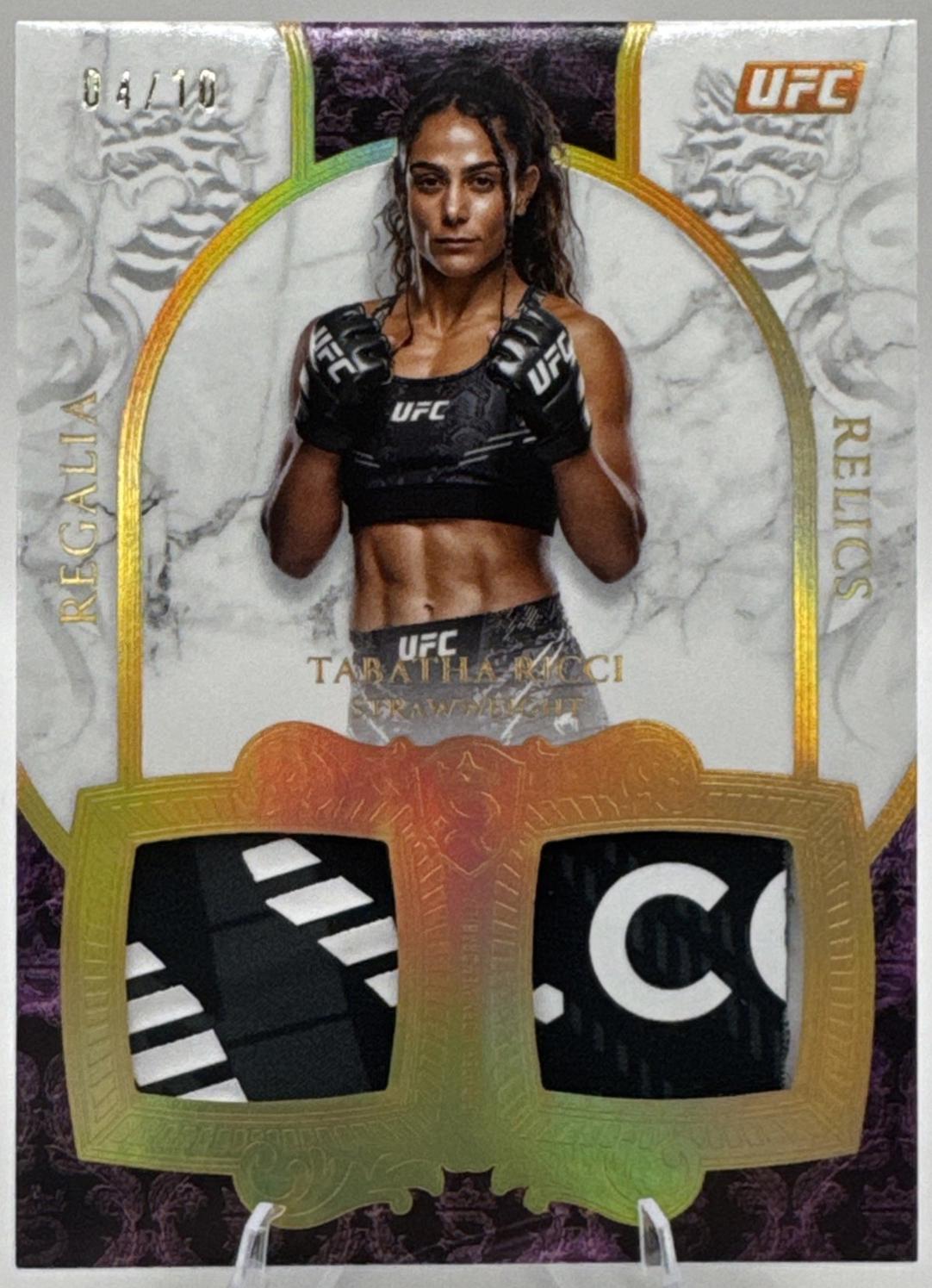 Tabatha Ricci 2025 Topps Royalty UFC Regalia Relics #RR-TR Gold