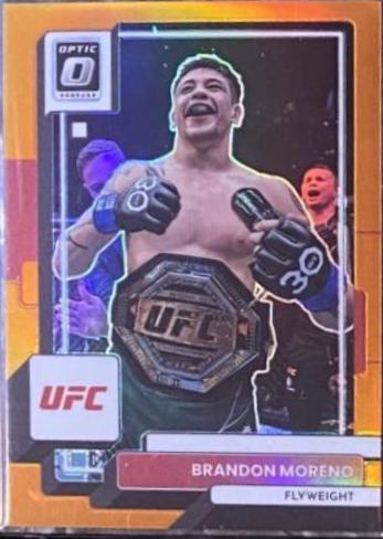 Brandon Moreno 2023 Panini Donruss Optic UFC Base #29 Orange
