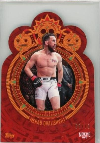 Merab Dvalishvili 2024 Topps Noche UFC Base #2 Red Die-Cut