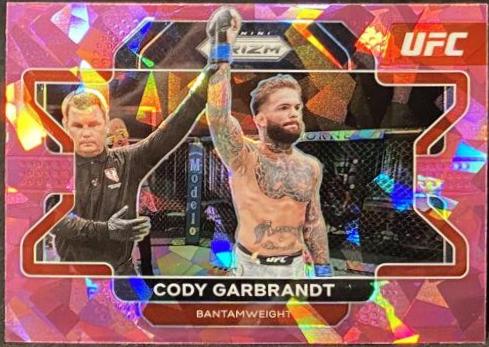 Cody Garbrandt 2022 Panini Prizm UFC Base #29 Pink Ice