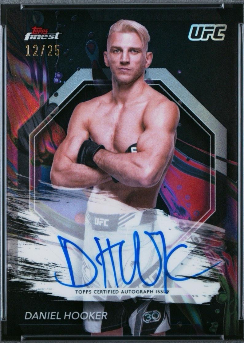 Dan Hooker 2024 Topps Finest UFC Finest Autographs #FA-DNH Superfractor