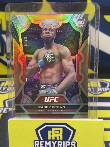 Randy Brown 2023 Panini Chronicles UFC Base Certified #228 Gold