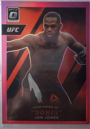 Jon Jones 2022 Panini Donruss Optic UFC Base #65 Pink
