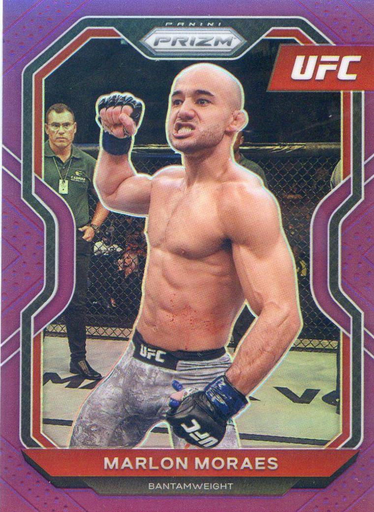 Marlon Moraes 2021 Panini Prizm UFC Base #57 Purple