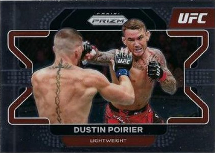 Dustin Poirier 2022 Panini Prizm UFC Base #21 Black Shimmer