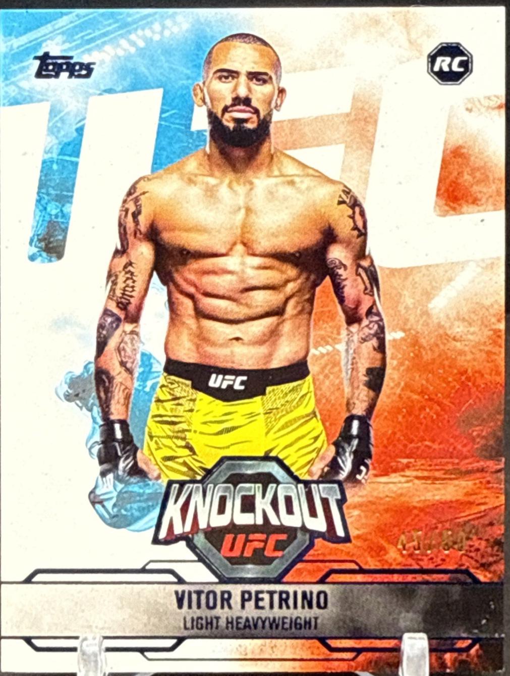 Vitor Petrino 2025 Topps Knockout UFC Base #13 Blue
