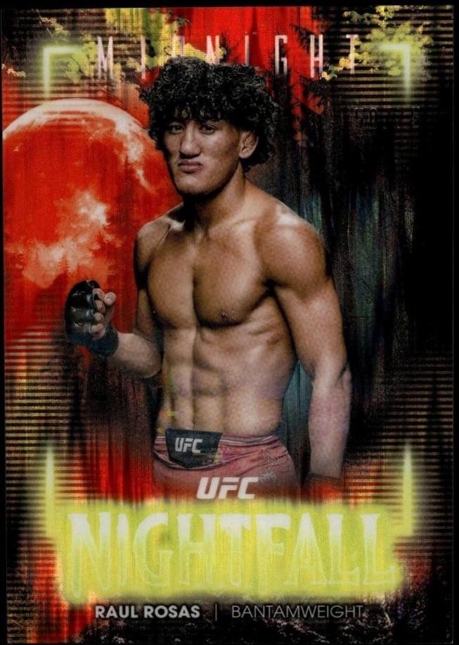 Raul Rosas 2025 Topps Midnight UFC Nightfall #NF-4 Dusk