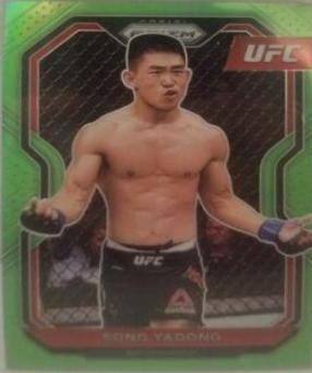 Song Yadong 2021 Panini Prizm UFC Base #97 Neon Green