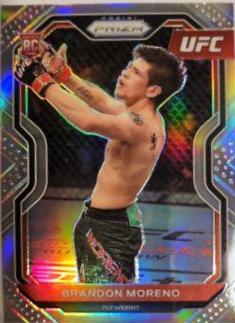 Brandon Moreno 2021 Panini Prizm UFC Base #38 Silver