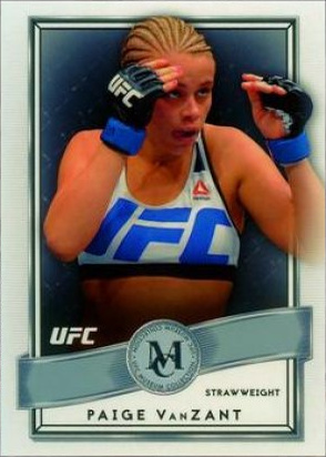 Paige VanZant 2016 Topps UFC Museum Collection Base #8 Emerald