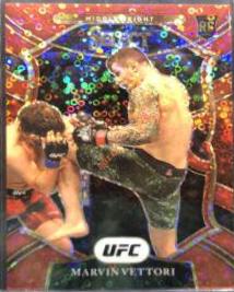 Marvin Vettori 2021 Panini Select UFC Concourse #87 Red Disco