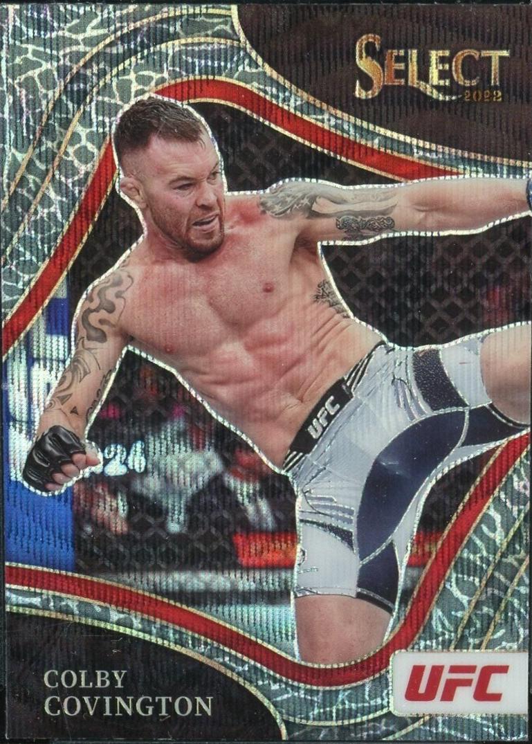 Colby Covington 2022 Panini Select UFC Octagonside #227 Elephant