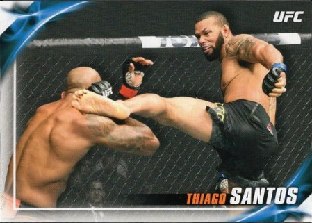 Thiago Santos 2019 Topps UFC Knockout Base #57 Purple