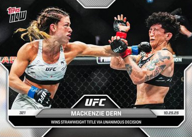 Mackenzie Dern Topps Now UFC Base #36 Red Foil