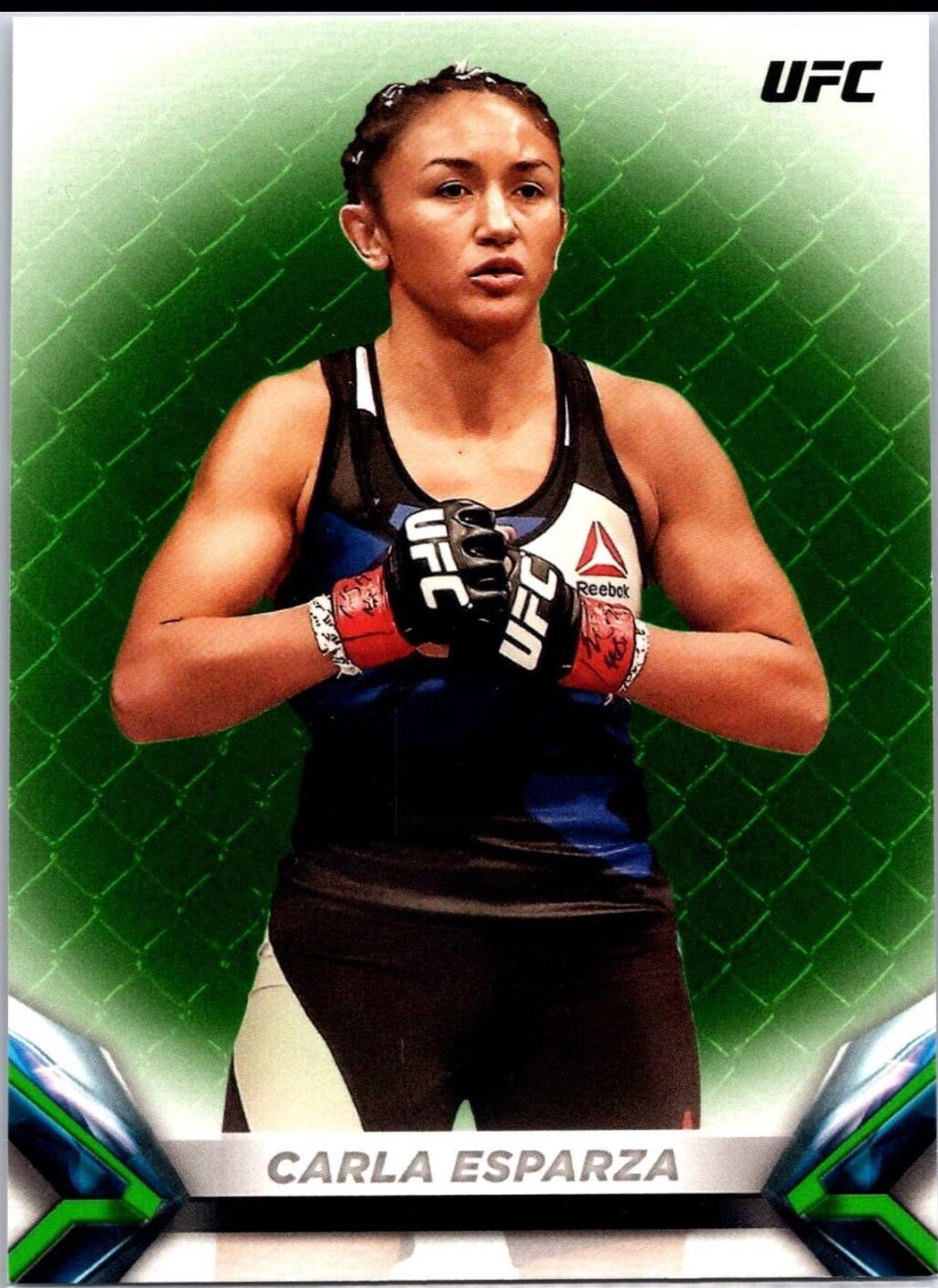 Carla Esparza 2018 Topps UFC Knockout Base #56 Green
