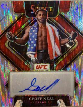 Geoff Neal 2022 Panini Select UFC Signatures #32 Flash