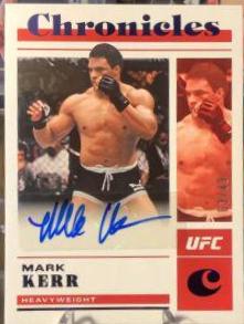 Mark Kerr 2023 Panini Chronicles UFC Chronicles Signatures #37 Blue