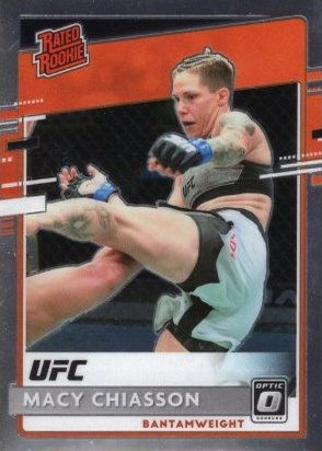Macy Chiasson 2021 Panini Chronicles UFC Base Optic Rated Rookies #203 Red