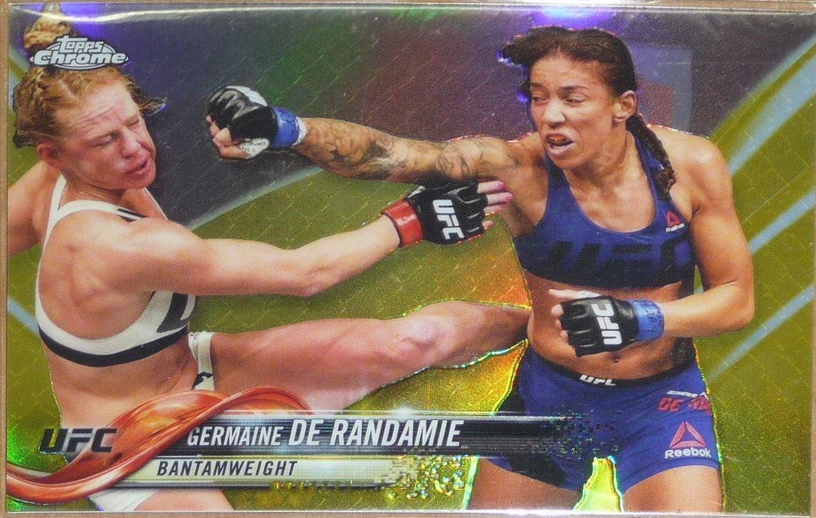 Germaine de Randamie 2018 Topps Chrome UFC Base #83 Gold