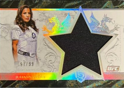 Julianna Peña 2025 Topps Royalty UFC Star Relics #SR-JP Platinum