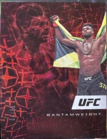 Aljamain Sterling 2021 Panini Chronicles UFC Base Illusions #171 Asia Red