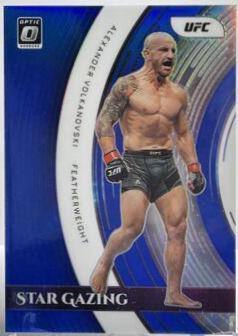 Alexander Volkanovski 2022 Panini Donruss Optic UFC Star Gazing #17 Blue
