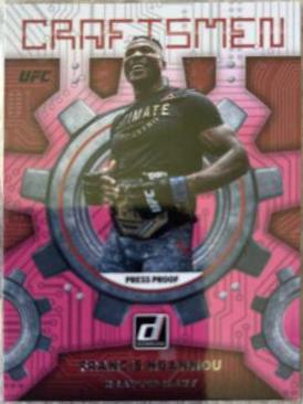 Francis Ngannou 2022 Panini Donruss UFC Craftsmen #9 Press Proof